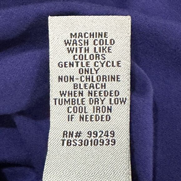 Catherines Suprema Collection Shirt Women 3X Blue‎ Turtleneck Long Sleeve F61 - Picture 9 of 12